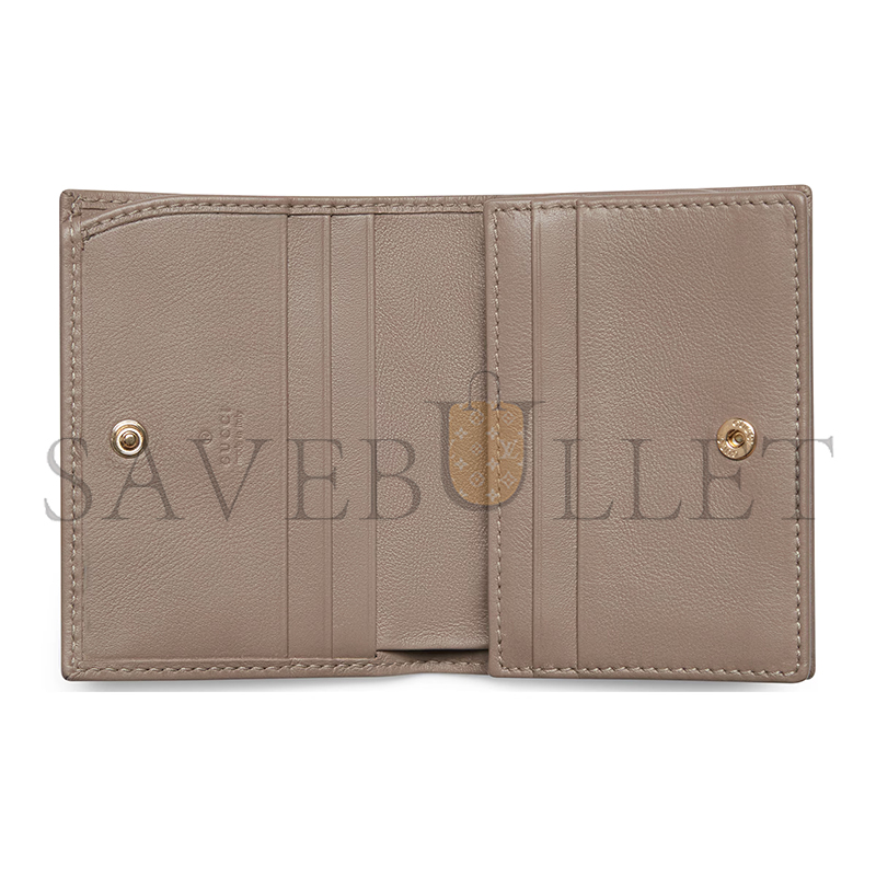 GUCCI GG MARMONT CARD CASE WALLET 466492 (17.5*11cm) GUCCI GG MARMONT CARD CASE WALLET 466492 (17.5*11cm)